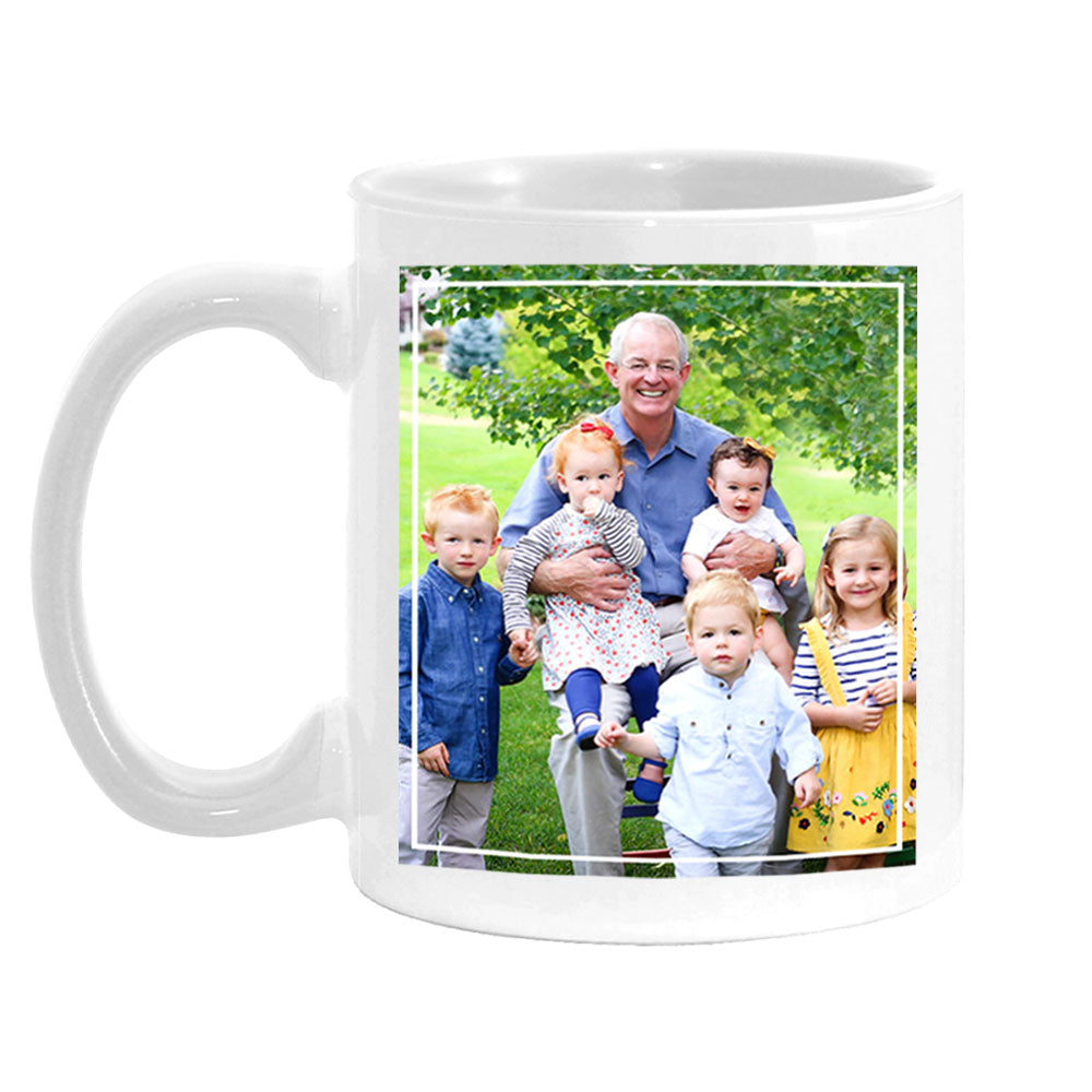 Personalized Gift For Grandpa Upload Photo Gallery Mug 28354 Primary Mockup