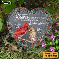 Personalized Heaven Is A Beautiful Place Heart Memorial Stone NB43 36O53 28355 thumb 1