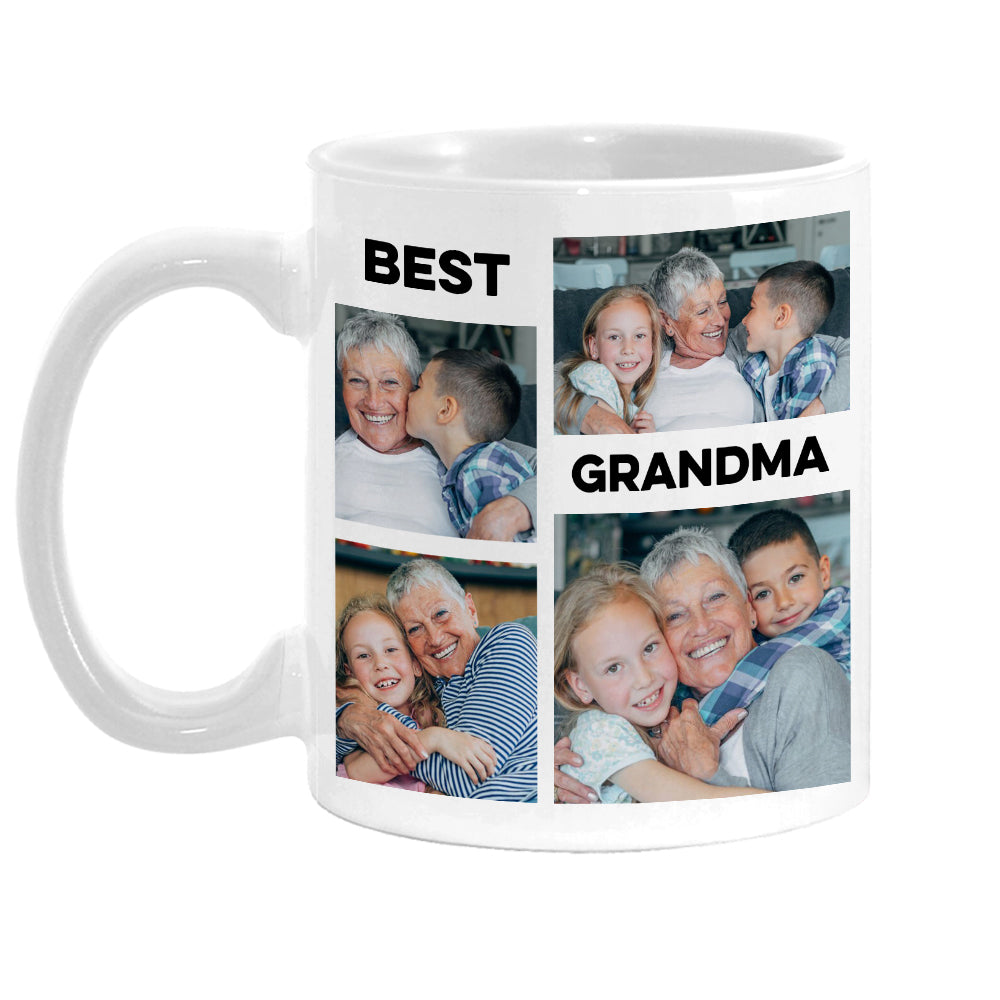 Personalized Gift For Grandma Upload Photo Gallery Mug 28356 Primary Mockup