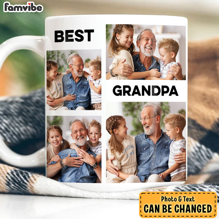 Personalized Gift For Grandpa Upload Photo Gallery Mug 28357 1