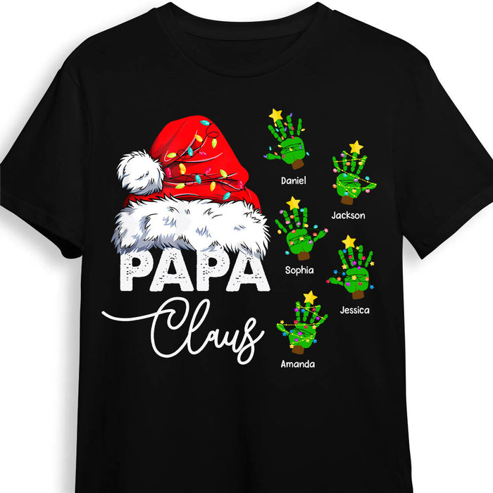 Personalized Grandpa Christmas Papa Claus Shirt - Hoodie - Sweatshirt 28362 1