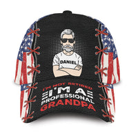 Personalized I'm Not Retired Grandpa Cap 28366 thumb 1