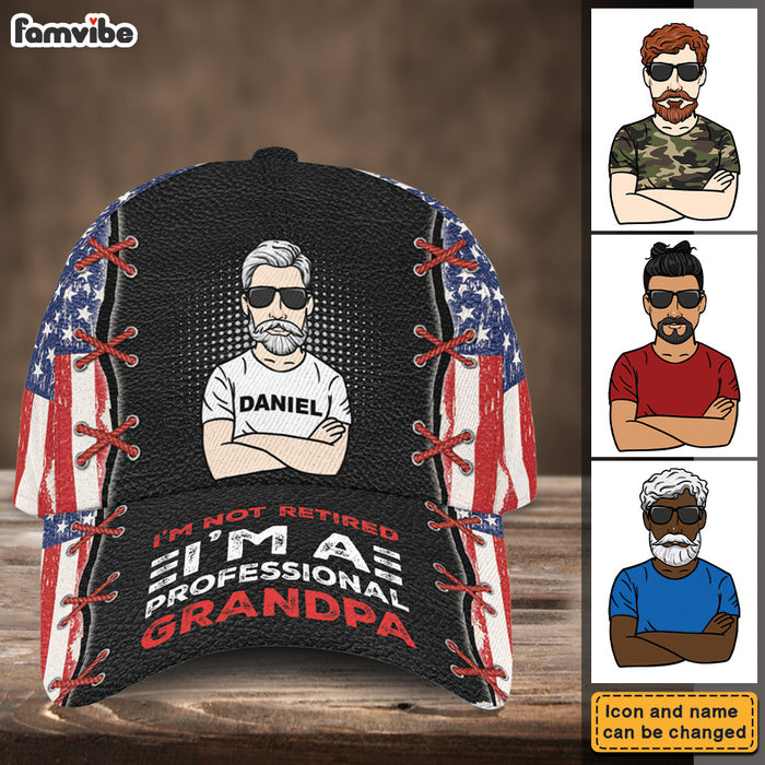 Personalized I'm Not Retired Grandpa Cap 28366 1