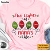 Personalized Christmas Gift For Grandma The Lights Of Nana's Life Shirt - Hoodie - Sweatshirt 28367 1