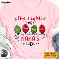 Personalized Christmas Gift For Grandma The Lights Of Nana's Life Shirt - Hoodie - Sweatshirt 28367 thumb 1