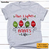 Personalized Christmas Gift For Grandma The Lights Of Nana's Life Shirt - Hoodie - Sweatshirt 28367 1