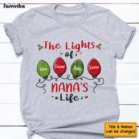 Personalized Christmas Gift For Grandma The Lights Of Nana's Life Shirt - Hoodie - Sweatshirt 28367 thumb 1