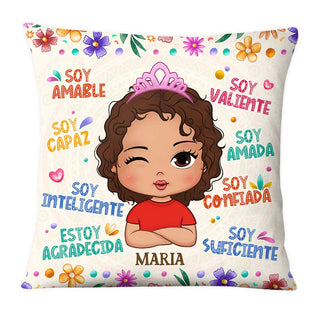 Personalized Gifts For Granddaughter Spanish Soy Amable Pillow 28369 Primary Mockup