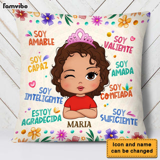 Personalized Gifts For Granddaughter Spanish Soy Amable Pillow 28369 Primary Mockup