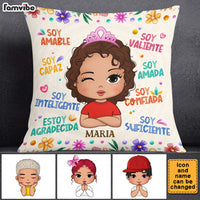 Personalized Gifts For Granddaughter Spanish Soy Amable Pillow 28369 thumb 1