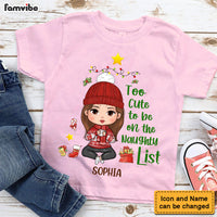 Personalized Christmas Gift For Granddaughter Too Cute To Be Kid T Shirt 28370 thumb 1