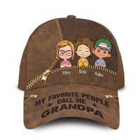 Personalized My Favorite People Call Me Grandpa Cap 28371 thumb 1