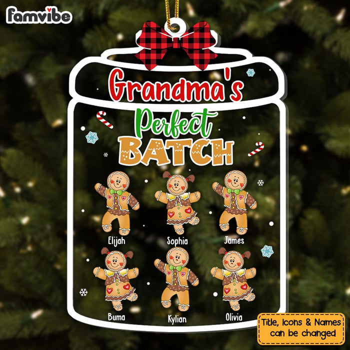 Personalized Christmas Gift For Grandma Ginger Bread Ornament 28375 1