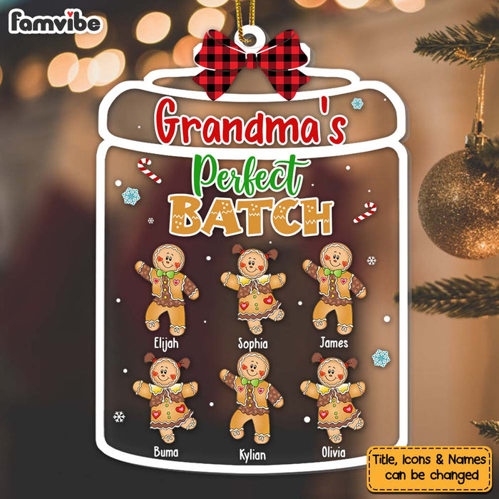 Personalized Christmas Gift For Grandma Ginger Bread Ornament 28375 1