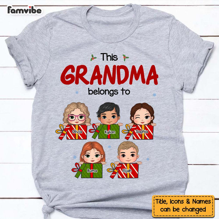 Personalized Gift For Grandma This Grandma Belongs To Shirt - Hoodie - Sweatshirt 28378 1