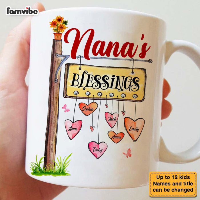 Personalized Gift For Grandma Blessings Mug 28380 1