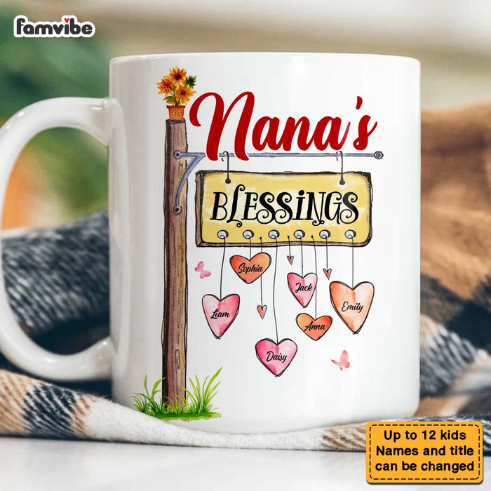 Personalized Gift For Grandma Blessings Mug 28380 1