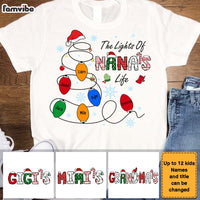 Personalized Gift For Grandma The Lights Of Nana's Life Shirt - Hoodie - Sweatshirt 28382 thumb 1