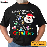 Personalized Grandpa Christmas Light Stocking Gnome Shirt - Hoodie - Sweatshirt 28384 thumb 1