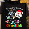 Personalized Grandpa Christmas Light Stocking Gnome Shirt - Hoodie - Sweatshirt 28384 1