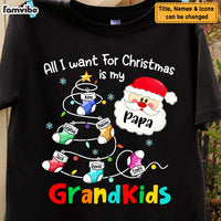Personalized Grandpa Christmas Light Stocking Gnome Shirt - Hoodie - Sweatshirt 28384 thumb 1