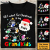 Personalized Grandpa Christmas Light Stocking Gnome Shirt - Hoodie - Sweatshirt 28384 1