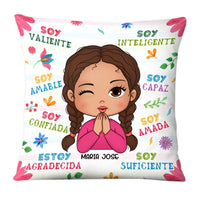 Personalized Gifts For Granddaughter Spanish Soy Amable Pillow 28386 thumb 1