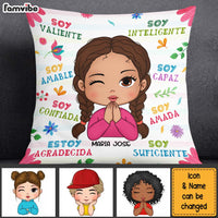 Personalized Gifts For Granddaughter Spanish Soy Amable Pillow 28386 thumb 1