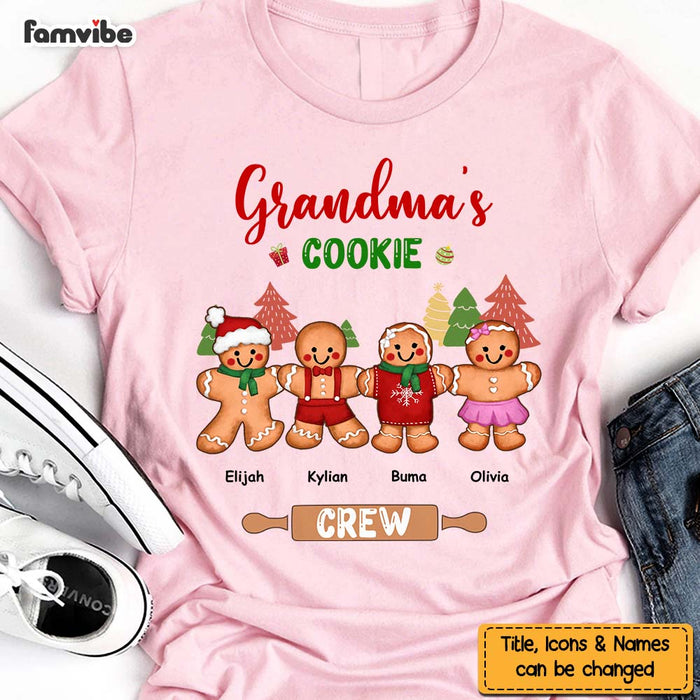 Personalized Christmas Gift For Grandma Little Cookies Crew Shirt Sweatshirt Hoodie 28387 1