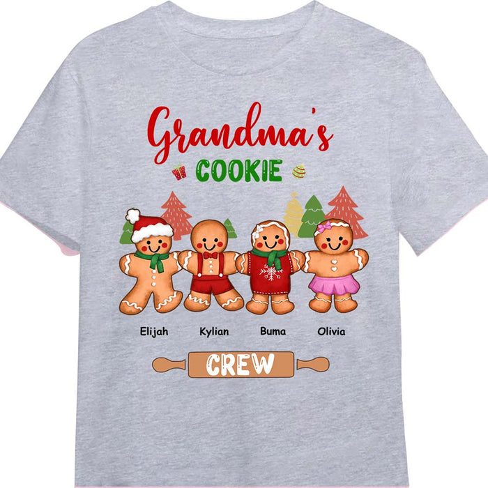 Personalized Christmas Gift For Grandma Little Cookies Crew Shirt Sweatshirt Hoodie 28387 1