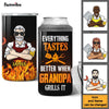 Personalized Everything Tastes Better Grandpa 4 in 1 Can Cooler 28388 1