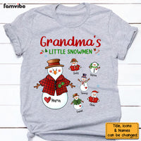 Personalized Gift For Grandma's Little Snowmen Shirt - Hoodie - Sweatshirt 28389 thumb 1