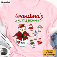 Personalized Gift For Grandma's Little Snowmen Shirt - Hoodie - Sweatshirt 28389 thumb 1