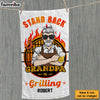 Personalized Gift For Grandpa Stand Back Grandpa's Grilling Towel 28390 1