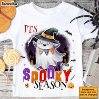 Personalized Halloween Gift For Granddaughter It's Spooky Season Kid T Shirt 28391 thumb 1