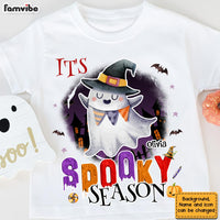 Personalized Halloween Gift For Granddaughter It's Spooky Season Kid T Shirt 28391 thumb 1
