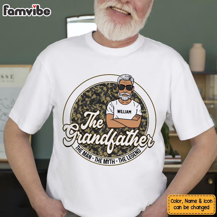 Personalized Gifts For Grandpa The Grandfather Camo Shirt - Hoodie - Sweatshirt 28392 1