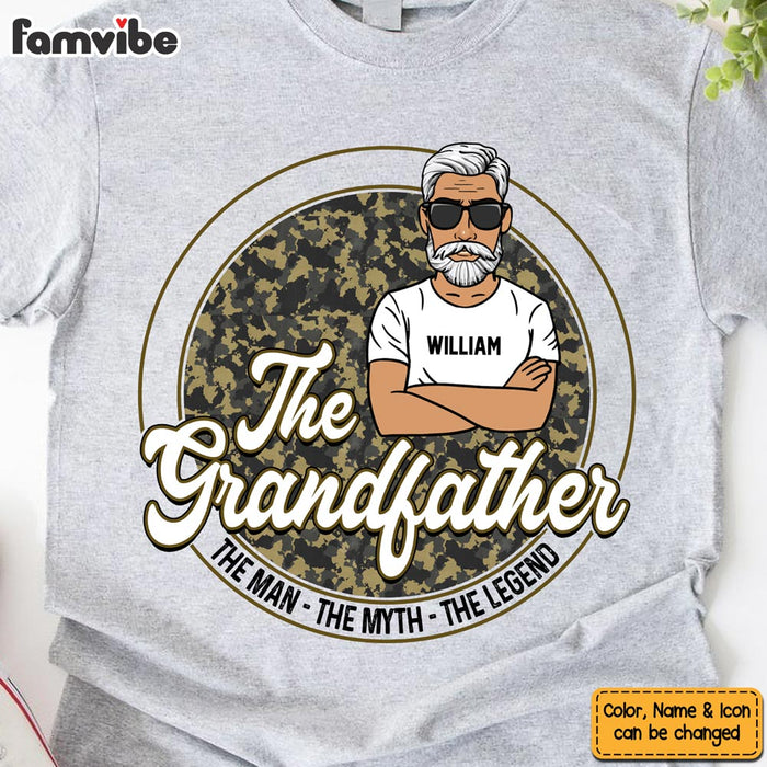 Personalized Gifts For Grandpa The Grandfather Camo Shirt - Hoodie - Sweatshirt 28392 1