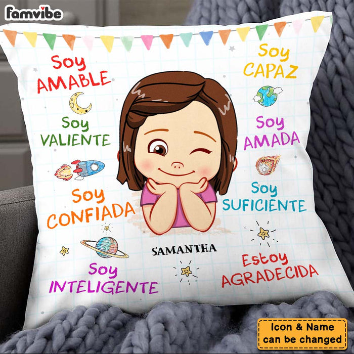 Personalized Gifts For Grandson Spanish Soy Amable Pillow 28393 1
