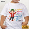 Personalized Sunshine Mixed With A Little Hurricane Grandson Kid T Shirt 28399 1