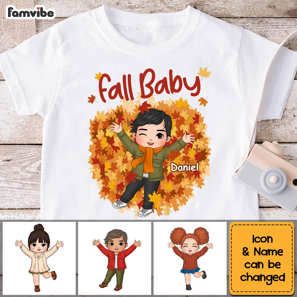 Personalized Gift For Grandson Fall Baby Kid T Shirt 28400 Mockup 2