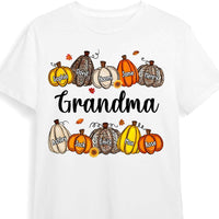 Personalized Gift For Grandma Pumpkin Patch Pattern Fall Shirt - Hoodie - Sweatshirt 28404 thumb 1