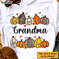 Personalized Gift For Grandma Pumpkin Patch Pattern Fall Shirt - Hoodie - Sweatshirt 28404 thumb 1