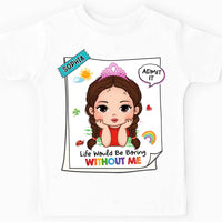 Personalized Life Would Be Boring Without Me Granddaughter Kid T Shirt 28405 thumb 1