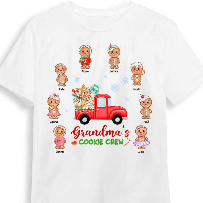 Personalized Gift For Grandma's Cookie Crew Red Truck Shirt - Hoodie - Sweatshirt 28413 1