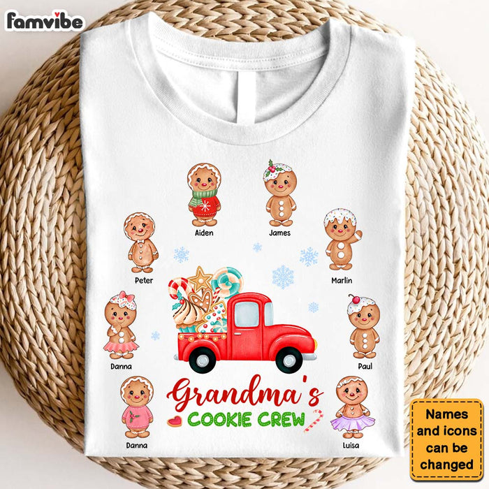 Personalized Gift For Grandma's Cookie Crew Red Truck Shirt - Hoodie - Sweatshirt 28413 1