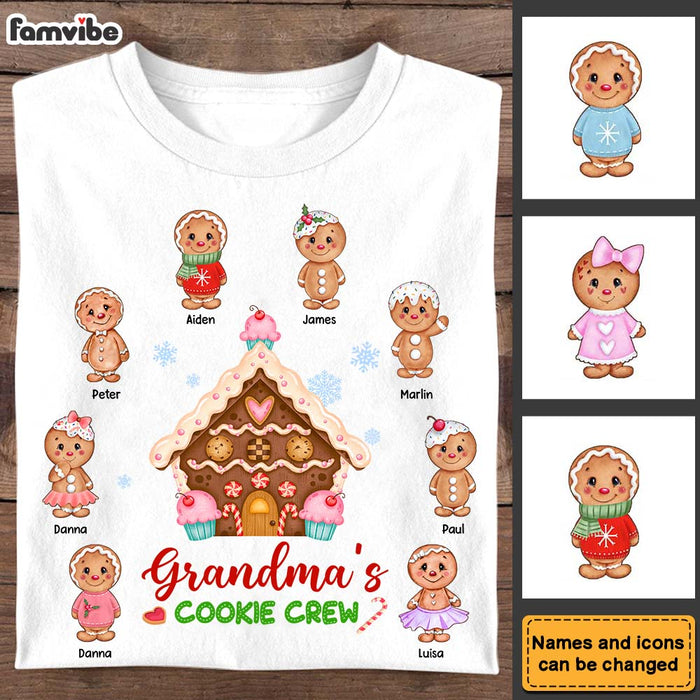 Personalized Gift For Grandma's Cookie Crew Red Truck Shirt - Hoodie - Sweatshirt 28413 1