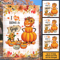 Personalized Grandma Gifts Fall Season Pumpkin Flag 28420 thumb 1