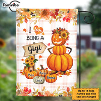 Personalized Grandma Gifts Fall Season Pumpkin Flag 28420 thumb 1