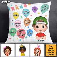 Personalized Sueño En Grande Grandson Spanish Pillow 28421 thumb 1